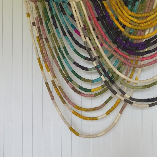 colorful wall hanging